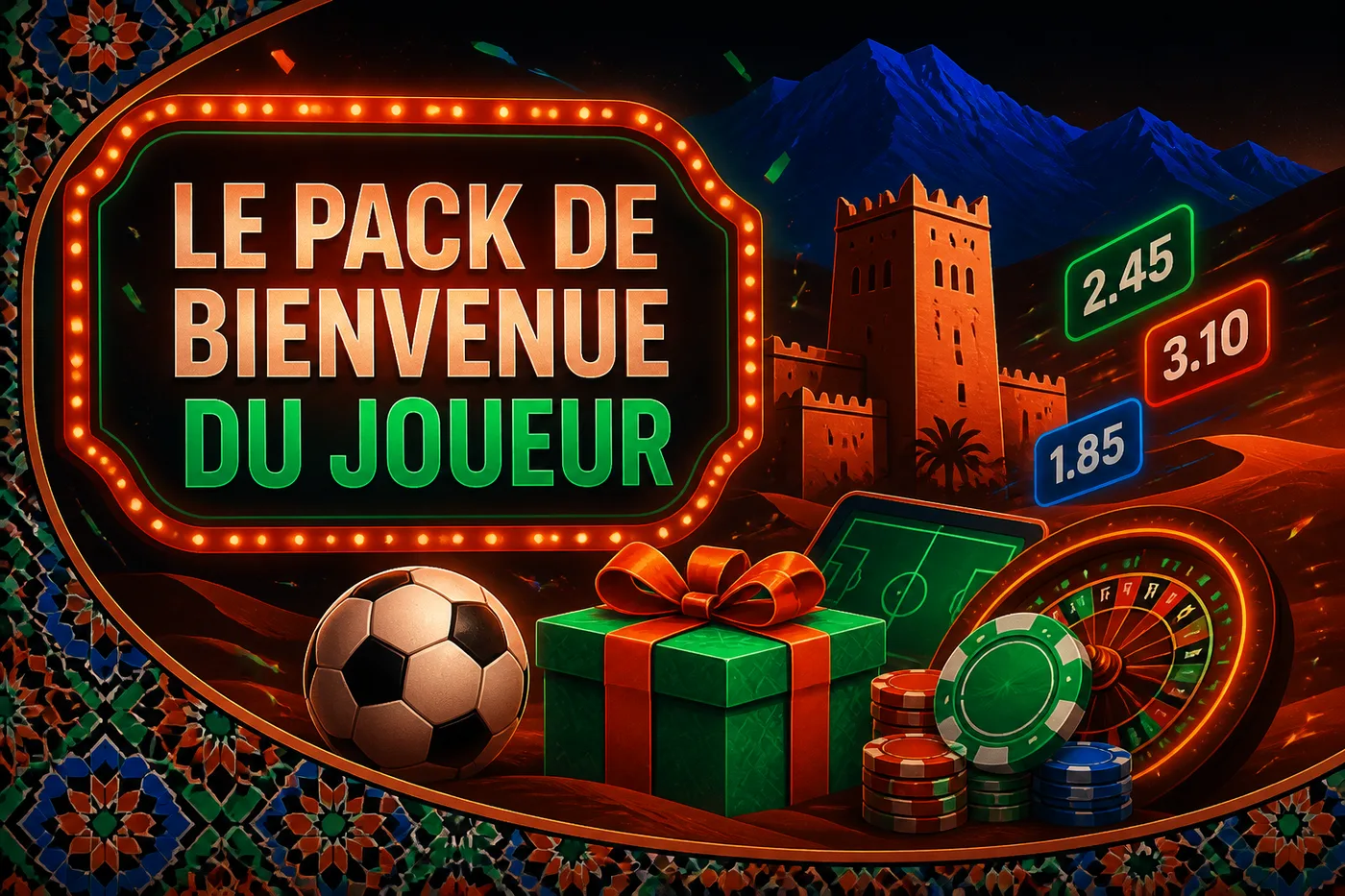 Le pack de bienvenue du joueur